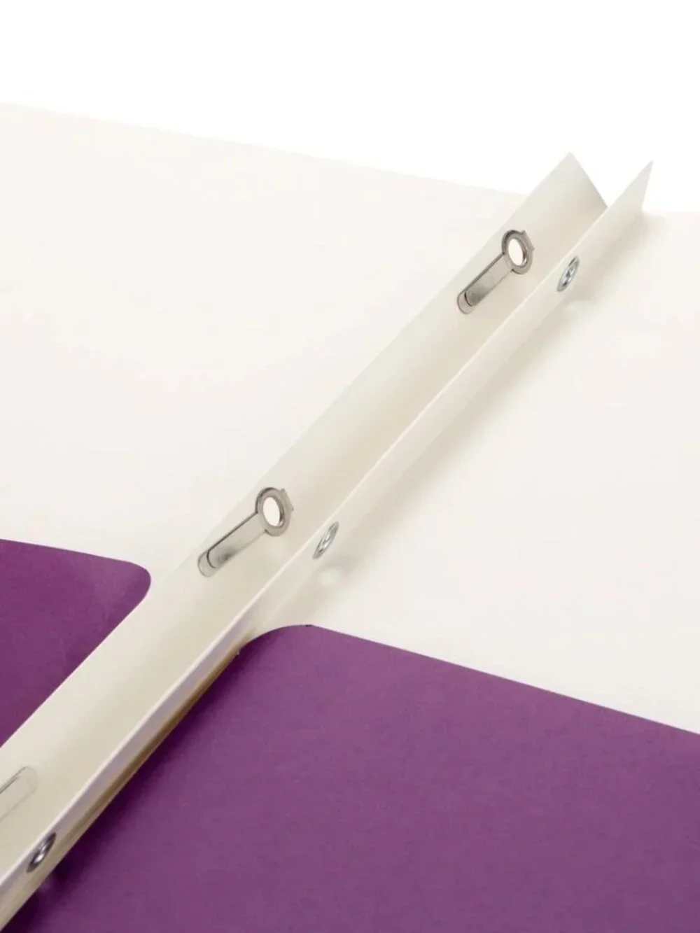 2 Pocket Folder with Prongs, 1 Side Printed, Purple, 50 pack NIB